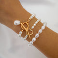 Conjunto de Pulseras Perla Infinity