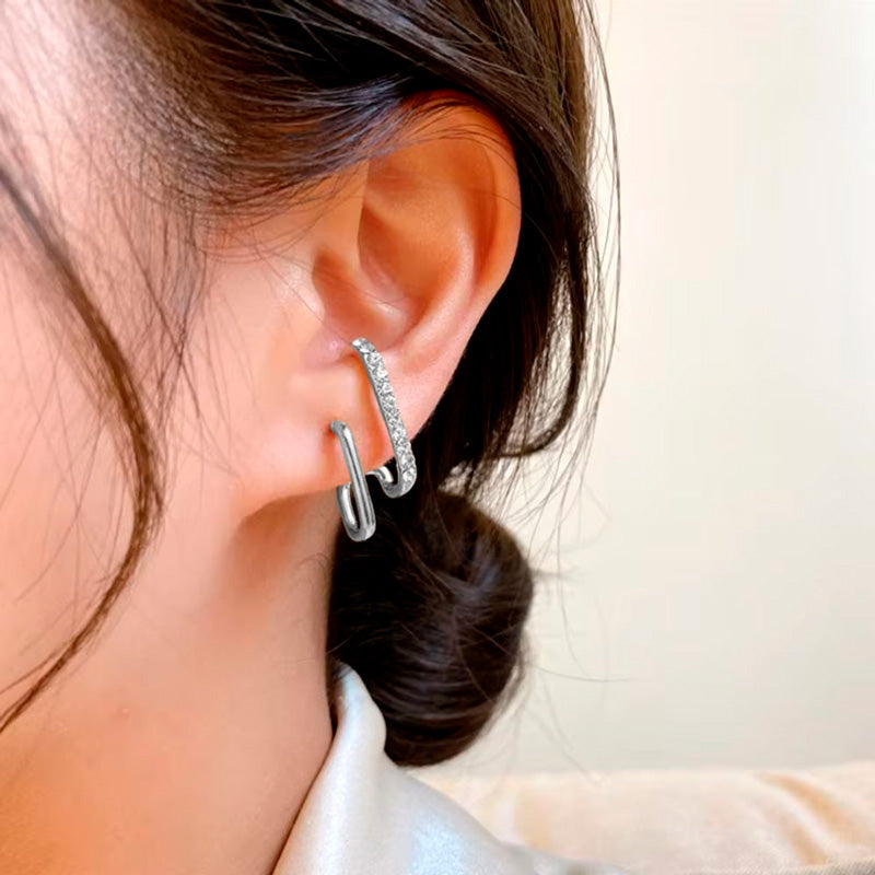 Pendientes Estefanía - Plateados