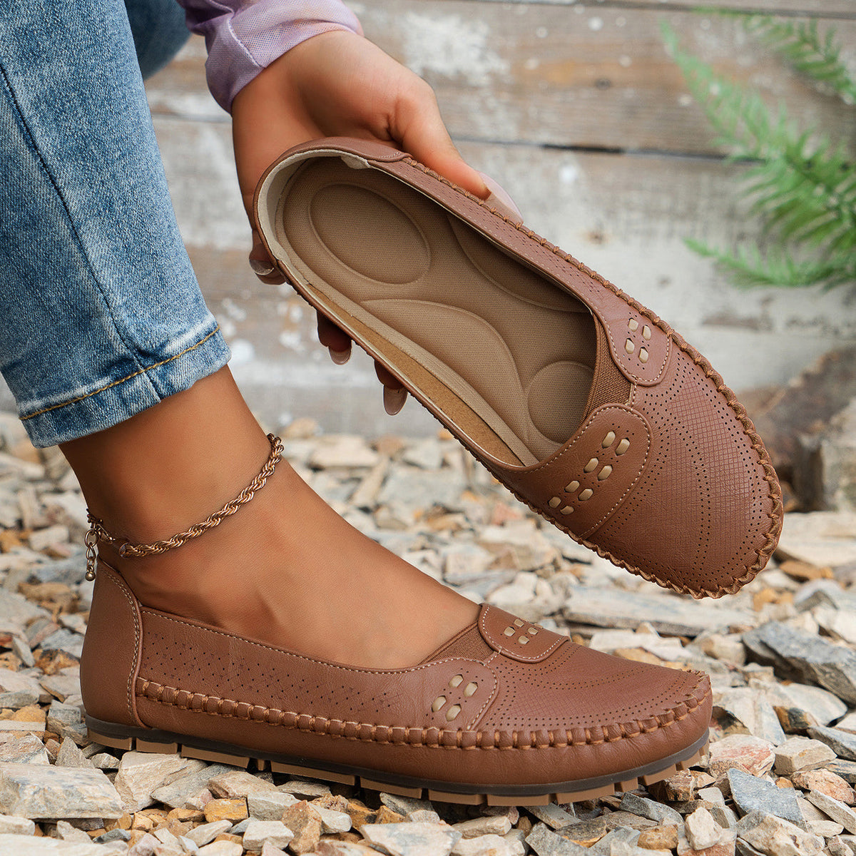 Zapatos ortopédicos transpirables para mujer con plantilla cómoda