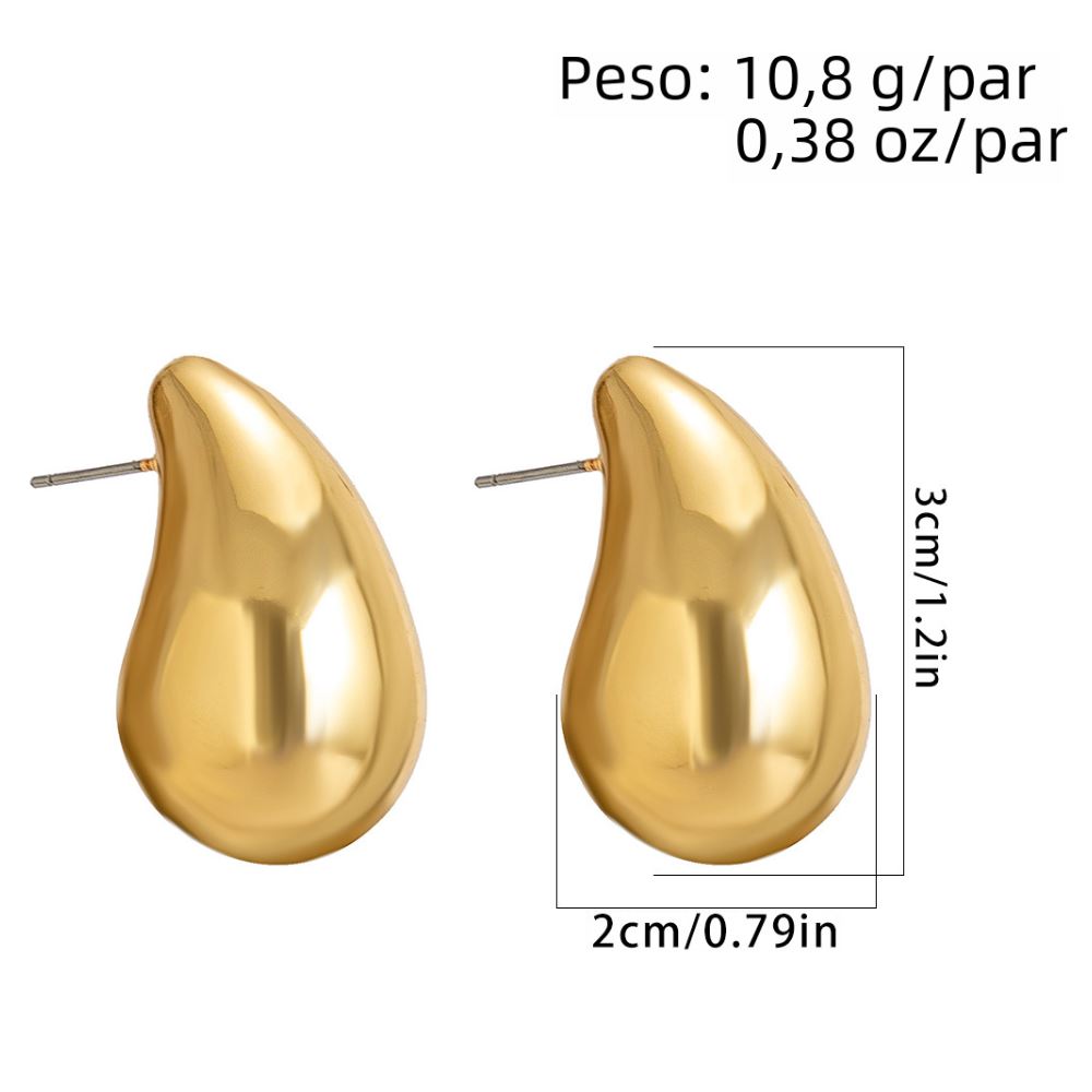 Pendientes Dafne - Dorados