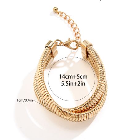 Pulsera Musa - Dorado