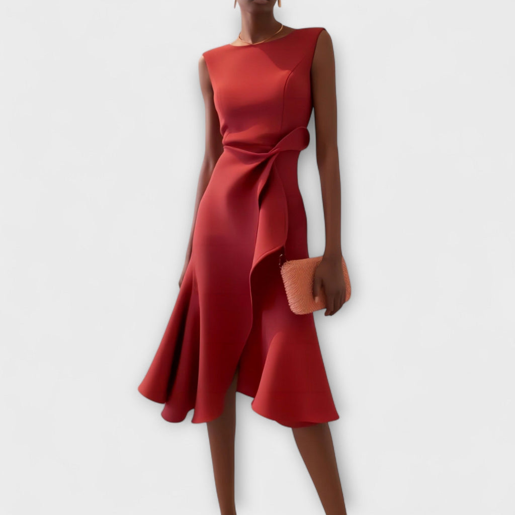 Darlene - Vestido midi sofisticado
