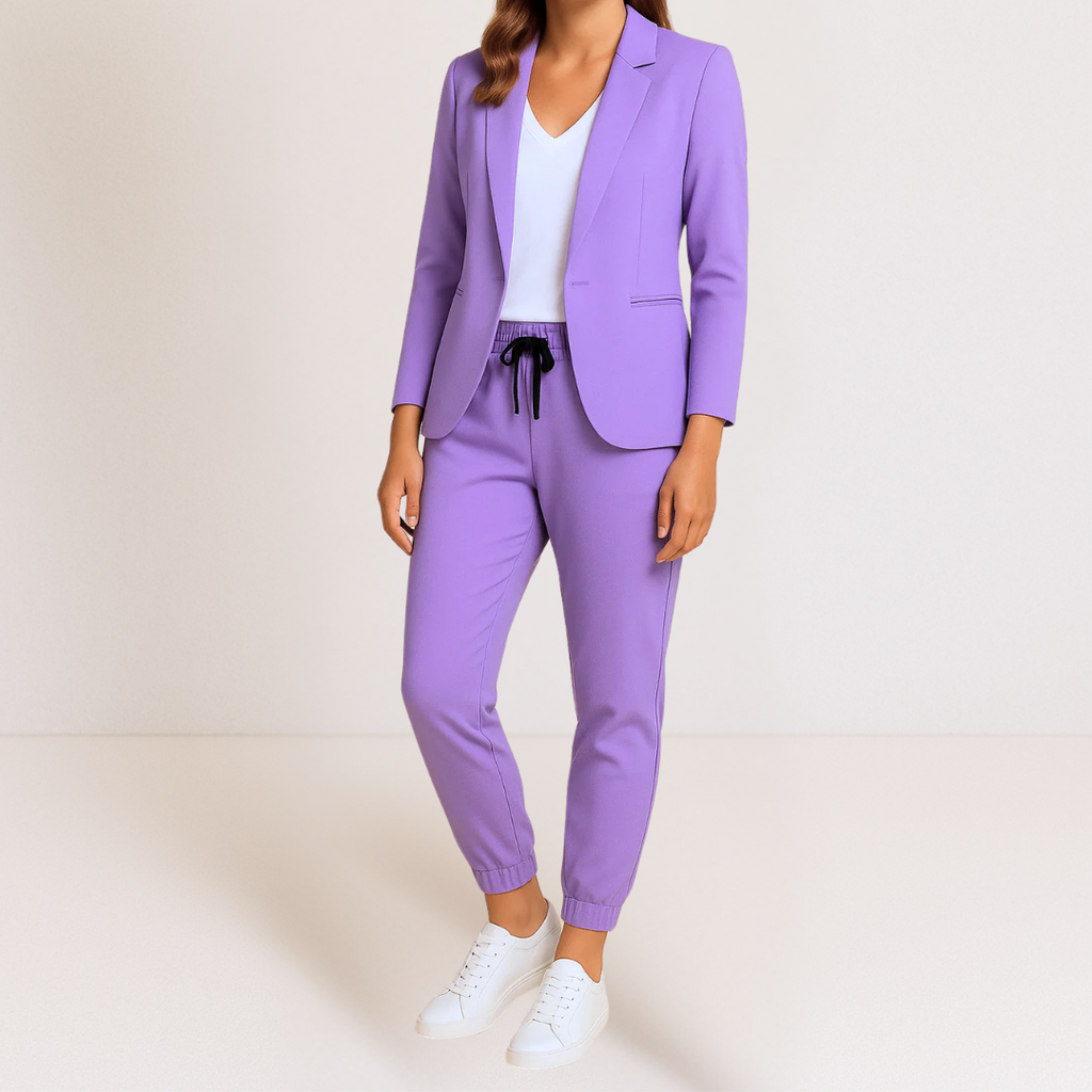Mónica - Elegancia Moderna en un Conjunto Cómodo