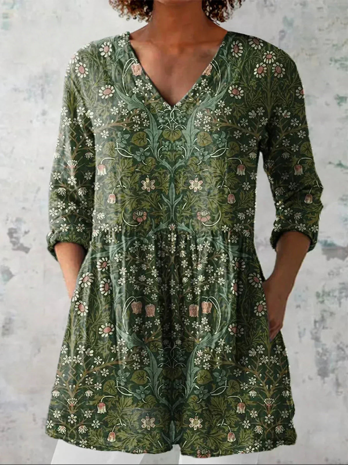 Sophia - Camisa vintage floral