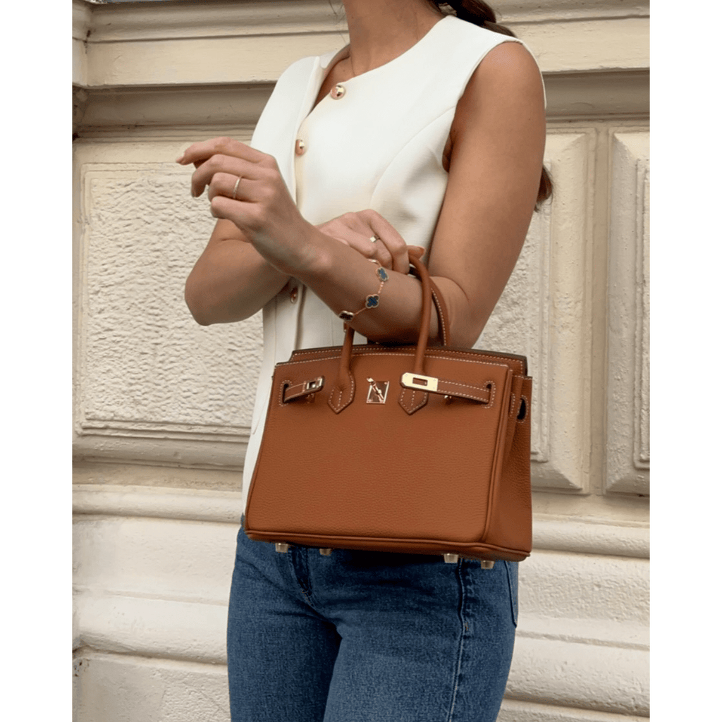 Kensington | Bolso de Mano de Piel