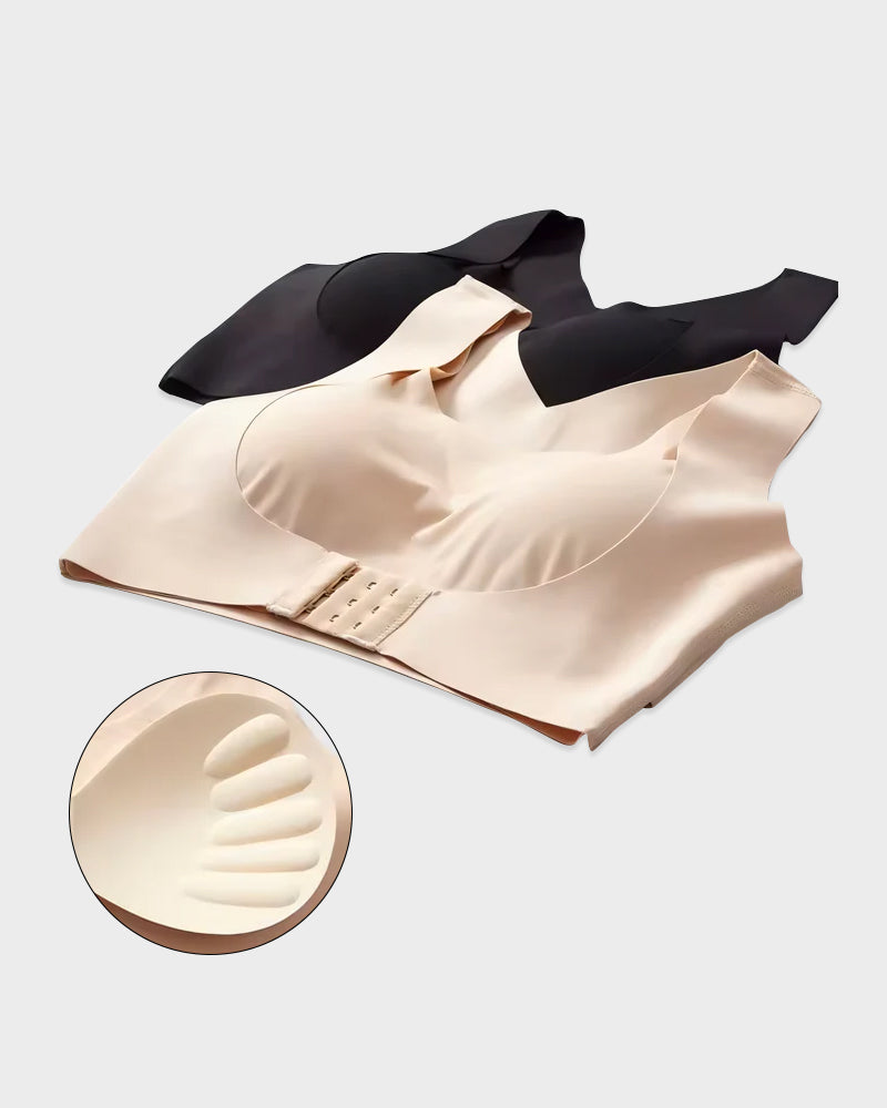 Sujetador mujer cómodo con soporte y diseño cruzado