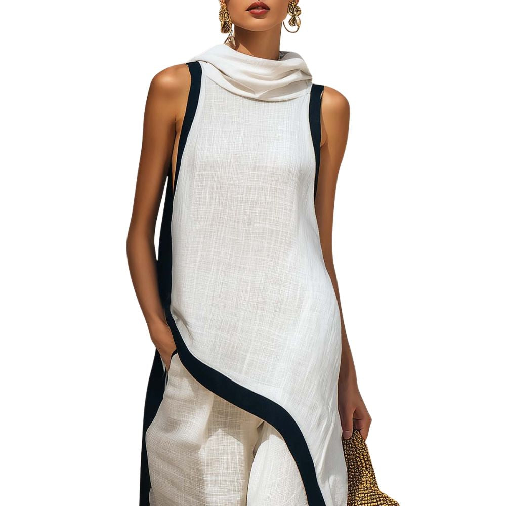 Joanna - Conjunto elegante de lino