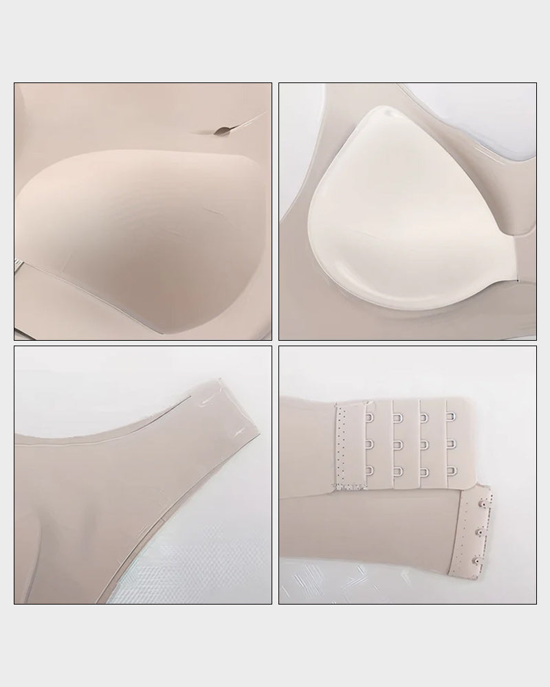 Sujetador mujer cómodo con soporte y diseño cruzado