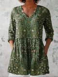 Julia - Blusa larga con cuello en V