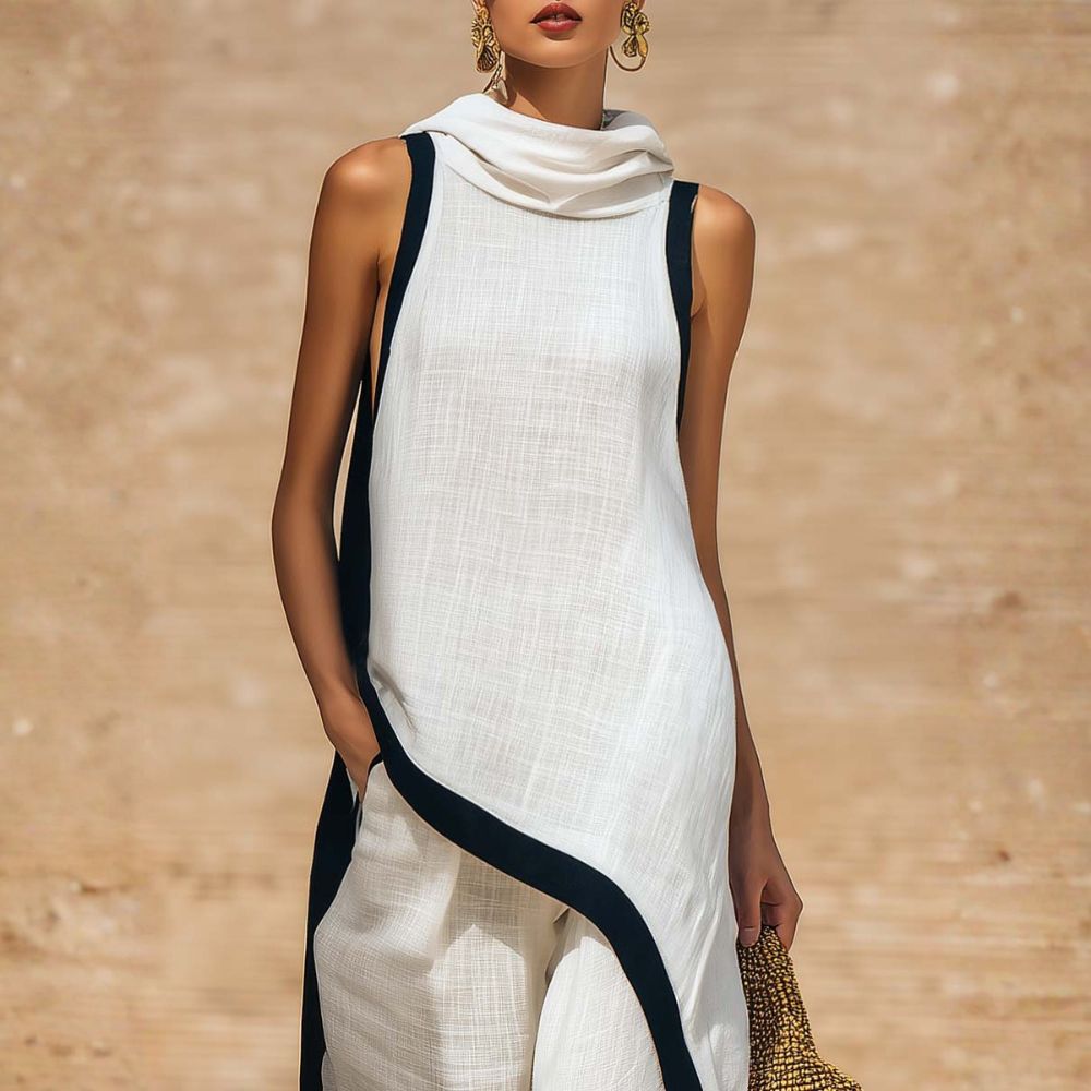 Joanna - Conjunto elegante de lino
