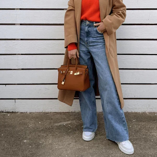 Kensington | Bolso de Mano de Piel