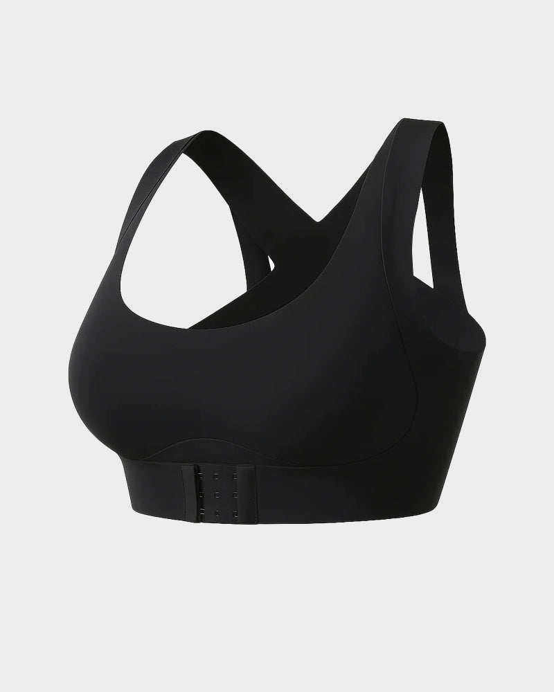 Sujetador mujer cómodo con soporte y diseño cruzado