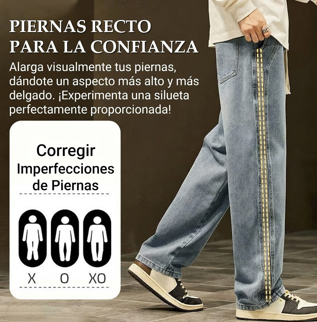 Carlos- Vaqueros anchos y rectos para hombre