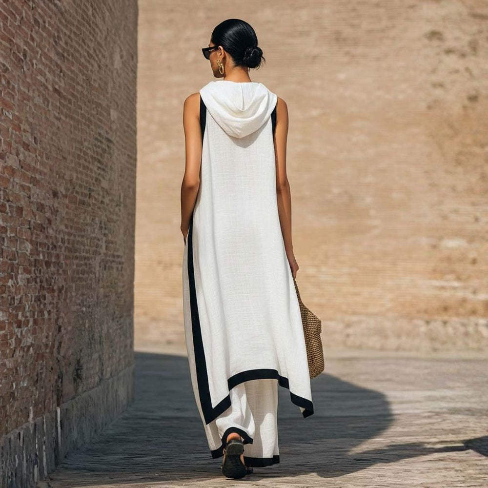 Joanna - Conjunto elegante de lino
