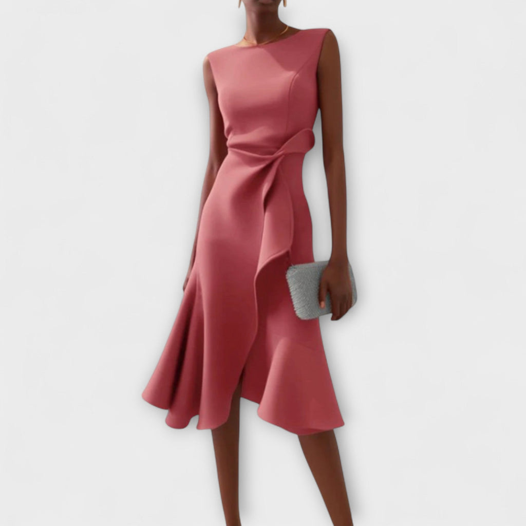 Darlene - Vestido midi sofisticado