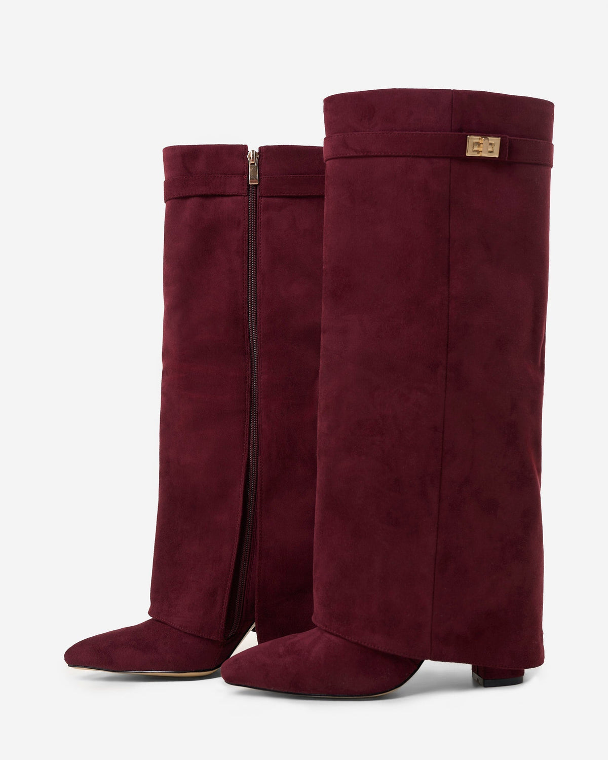 Botas altas de ante Lavista - Burdeos