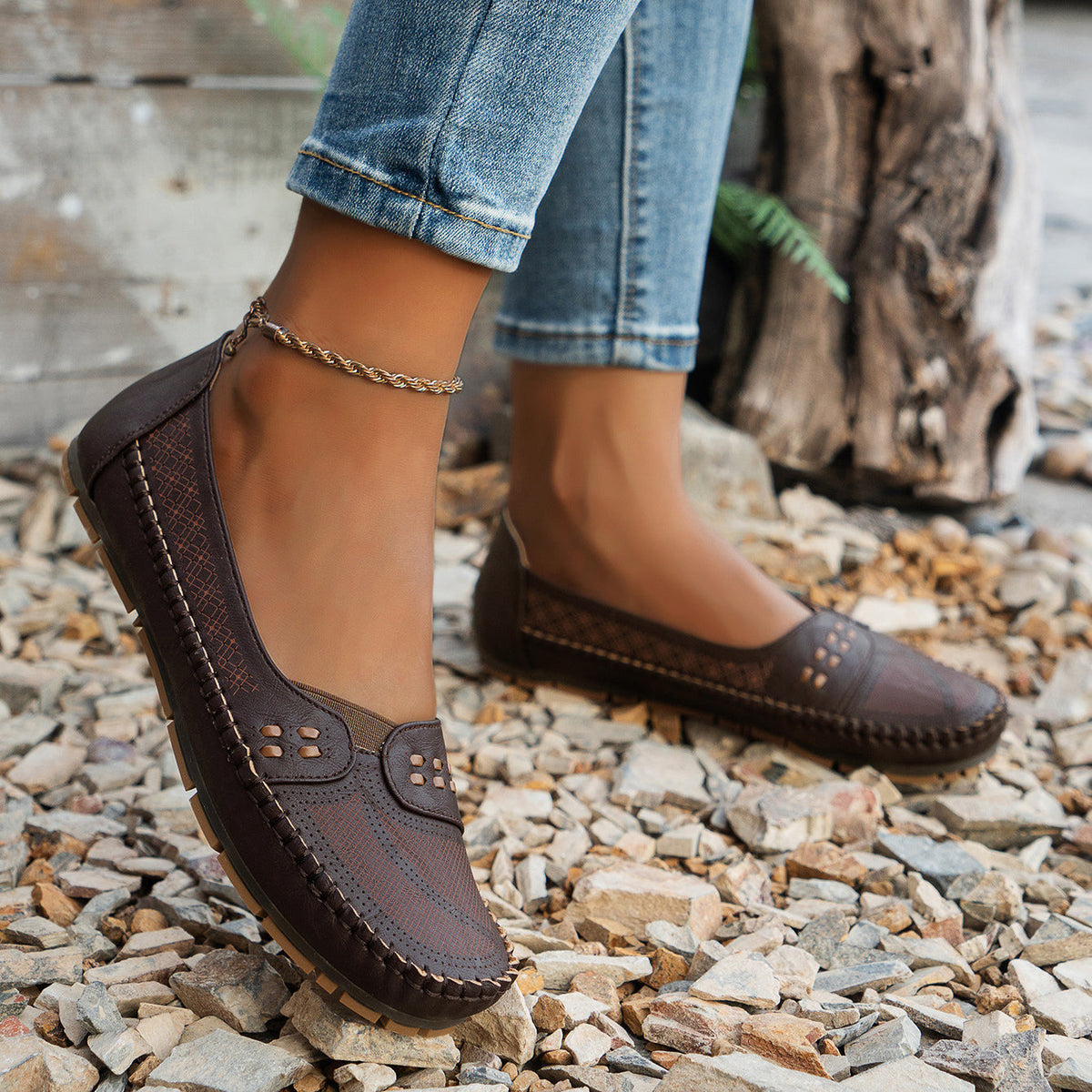 Zapatos ortopédicos transpirables para mujer con plantilla cómoda