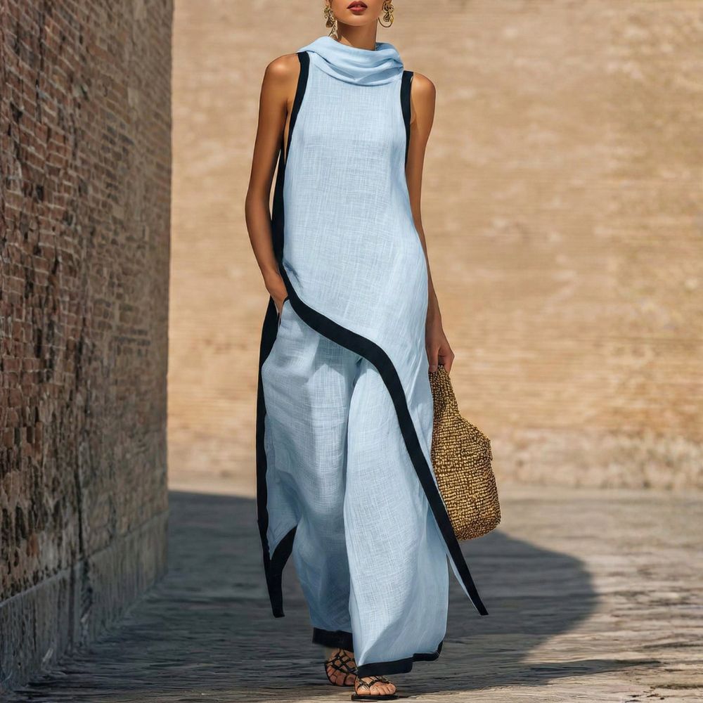 Joanna - Conjunto elegante de lino