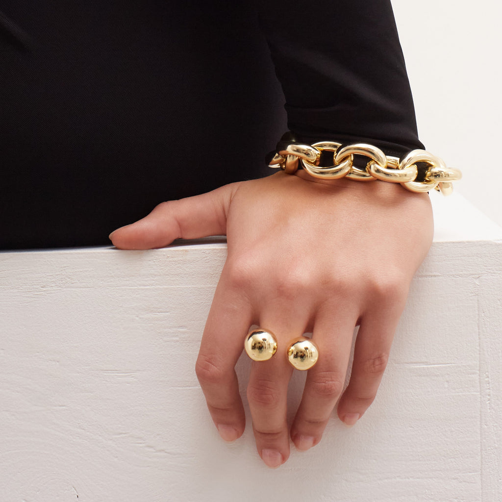(WH) Anillo Twin Balls