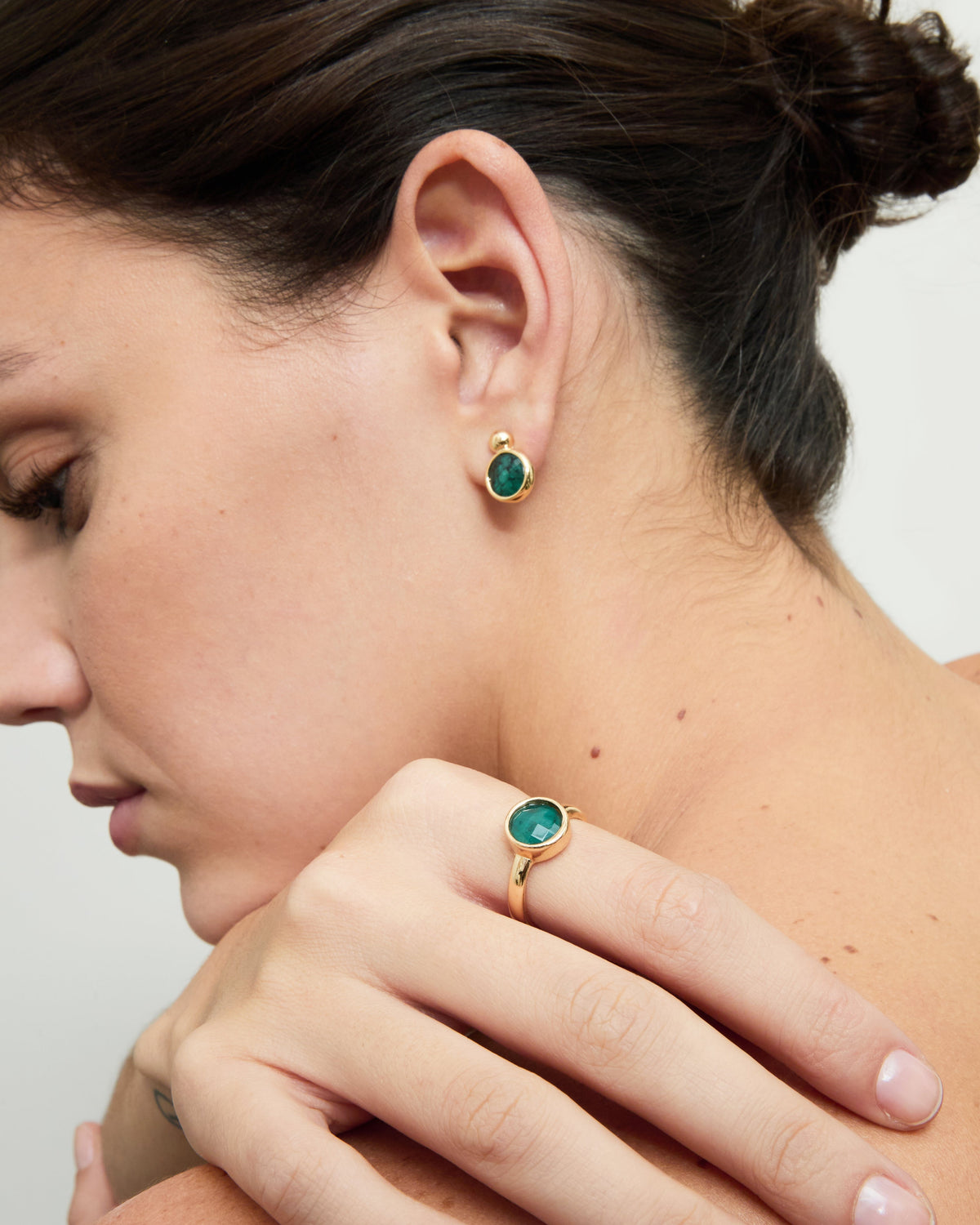 Pendientes Little Emerald