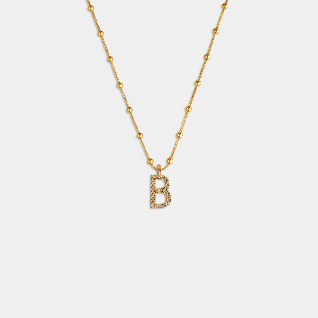 (WH) Collar Shine Letter