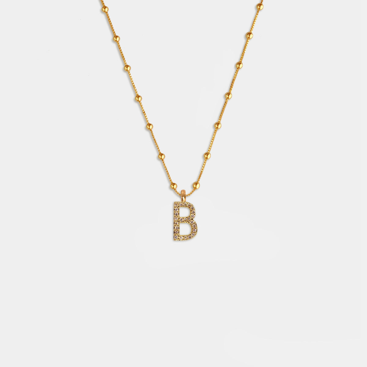 (WH) Collar Shine Letter