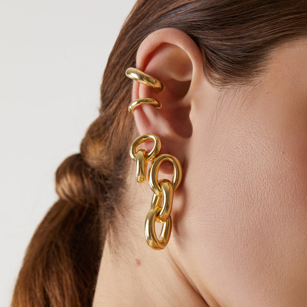 (WH) Pendientes Oval Links