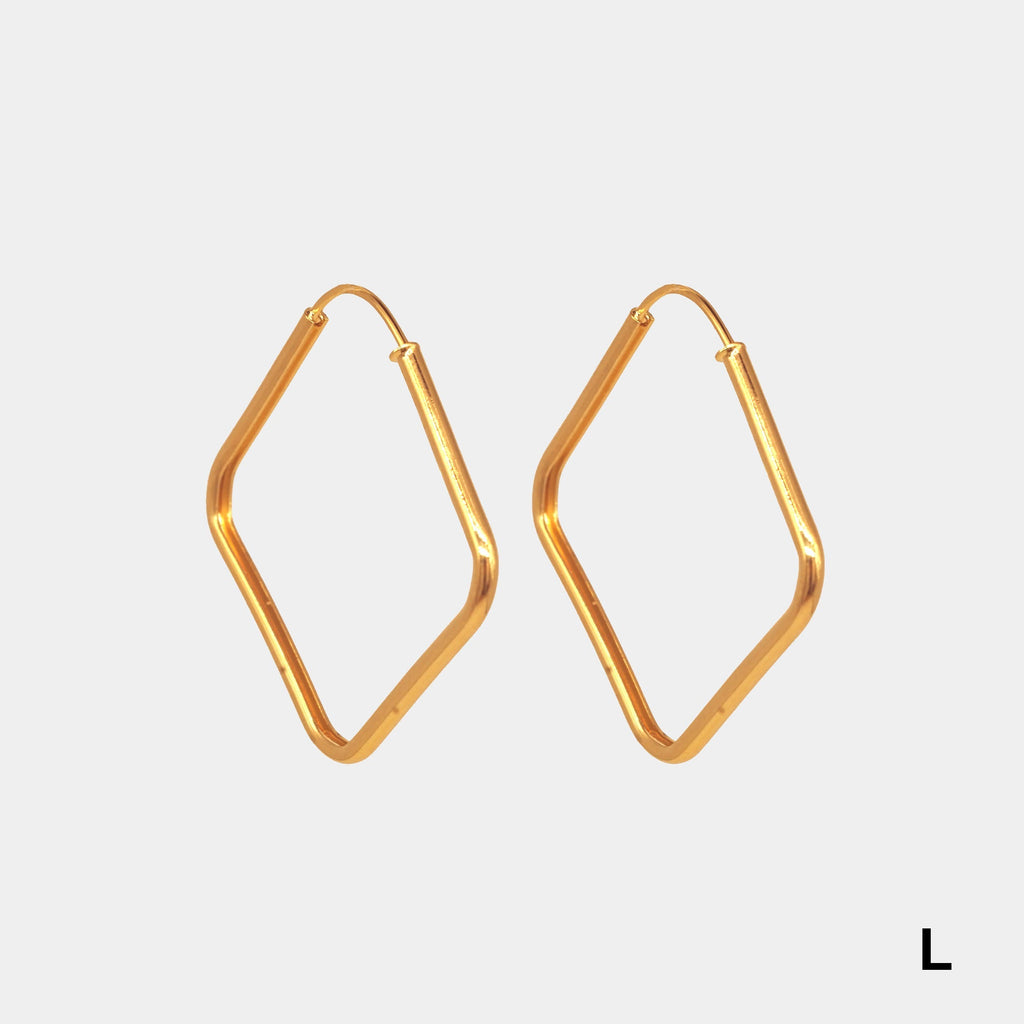 (WH) Pendientes Rhomboid