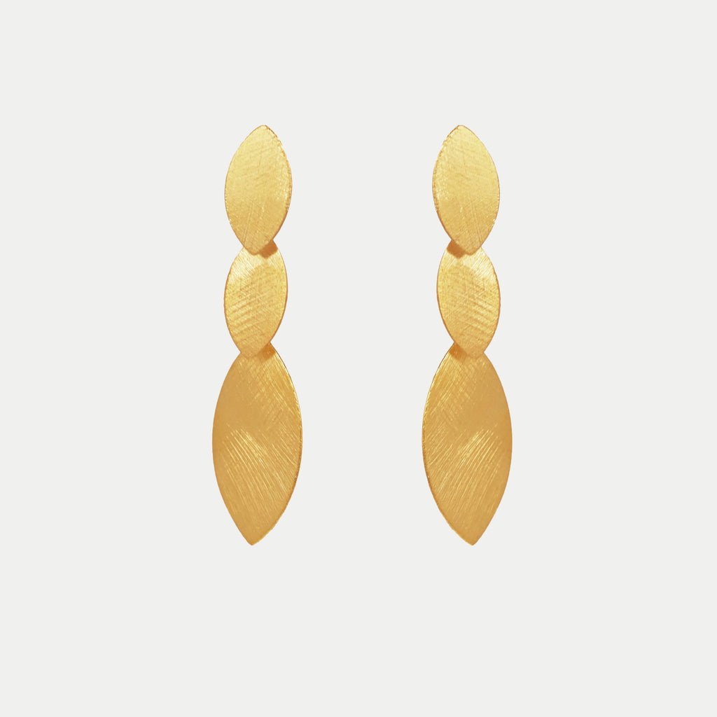 (WH) Pendientes Three Leaves