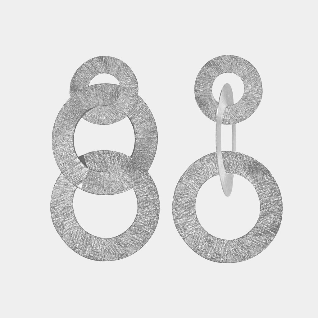 Pendientes Three Rings