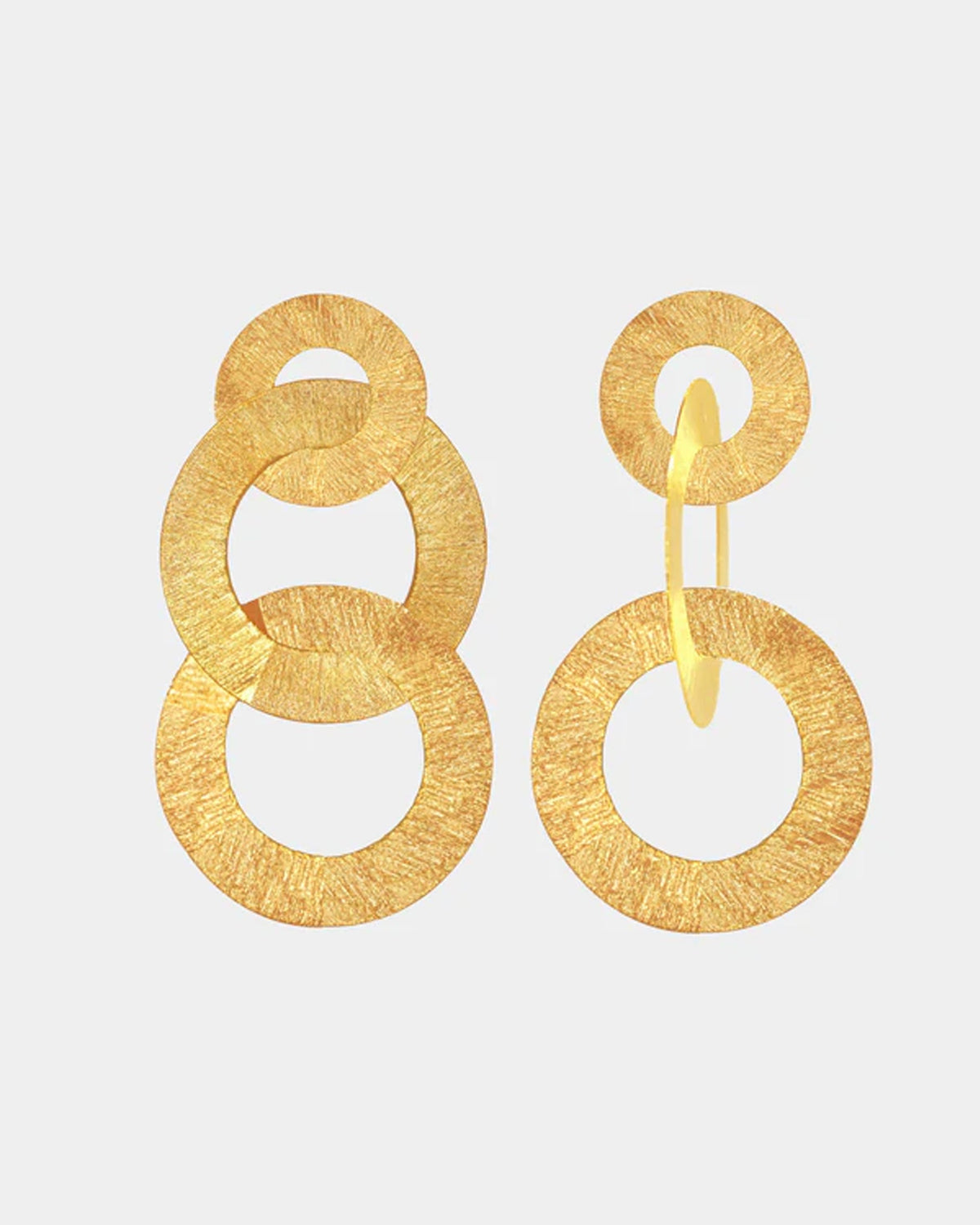 Pendientes Three Rings