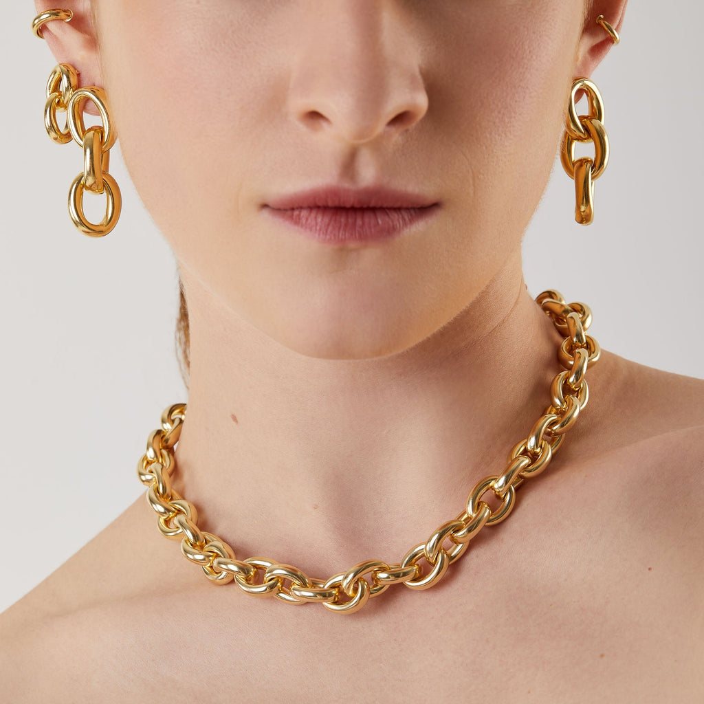 (WH) Pendientes Maxi Oval