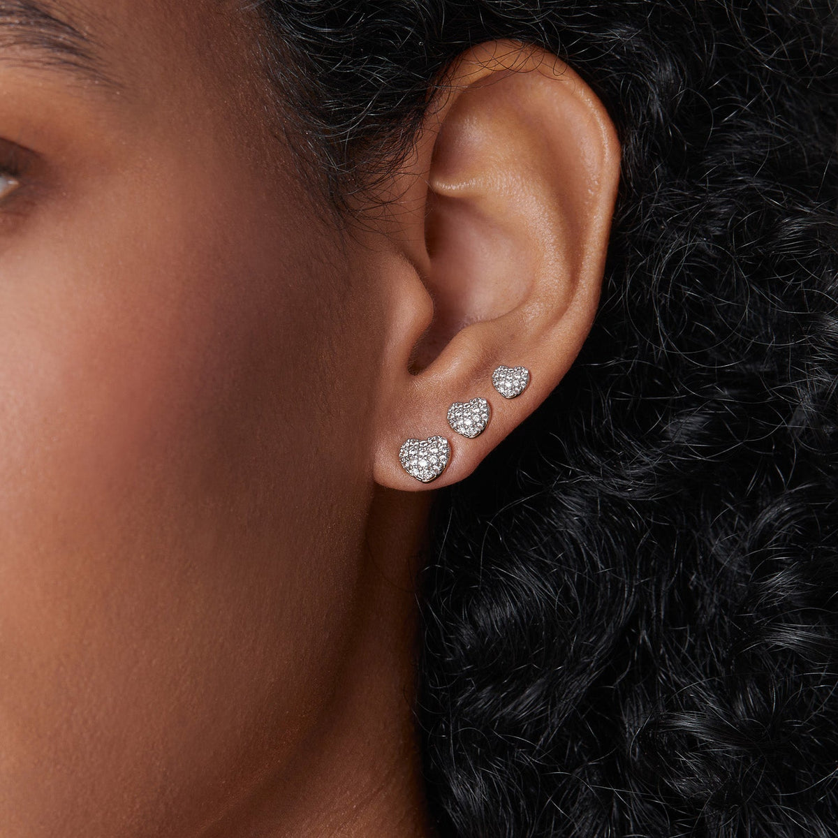 Pendientes Heart Shine S