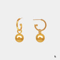 (WH) Pendientes Ring Ball