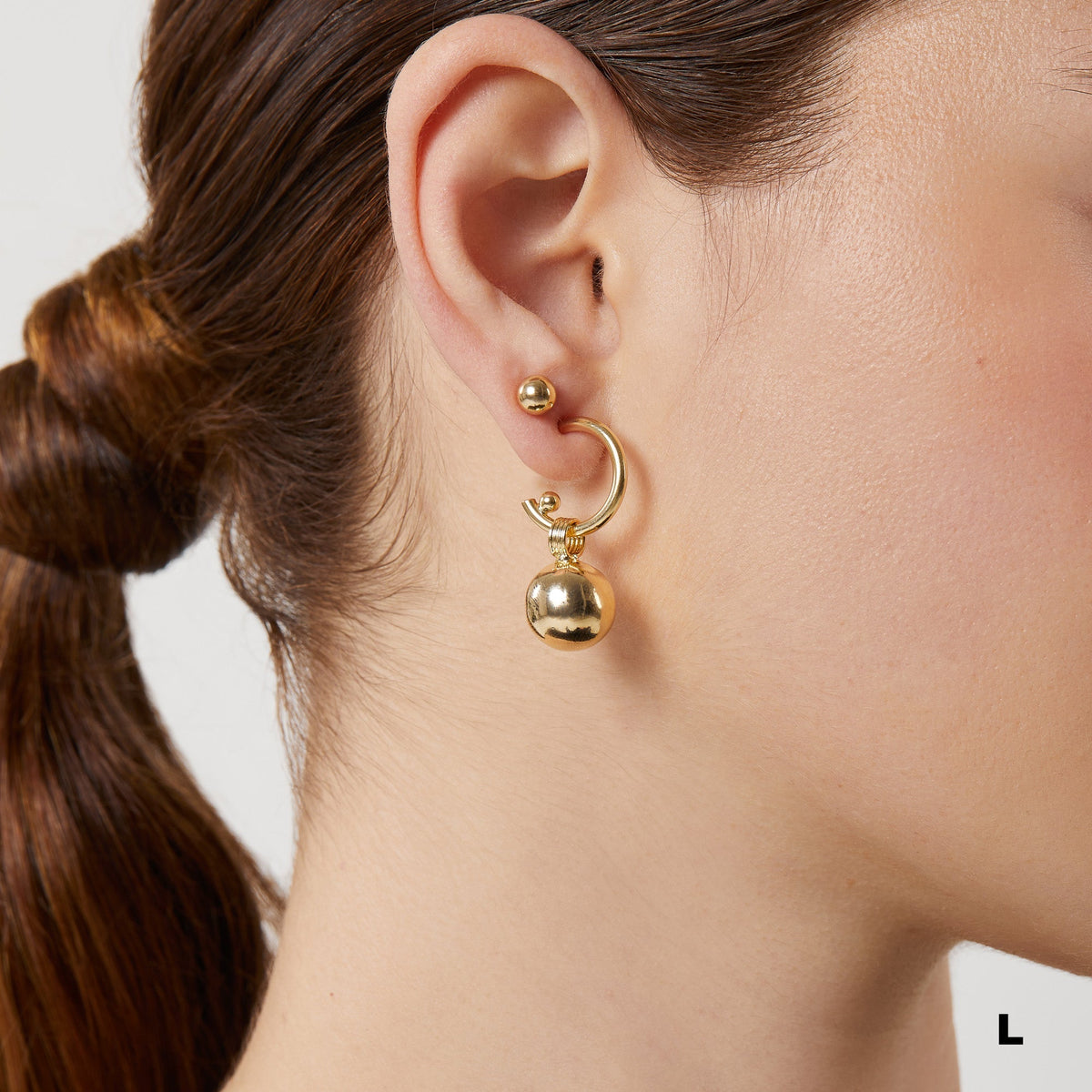 (WH) Pendientes Ring Ball