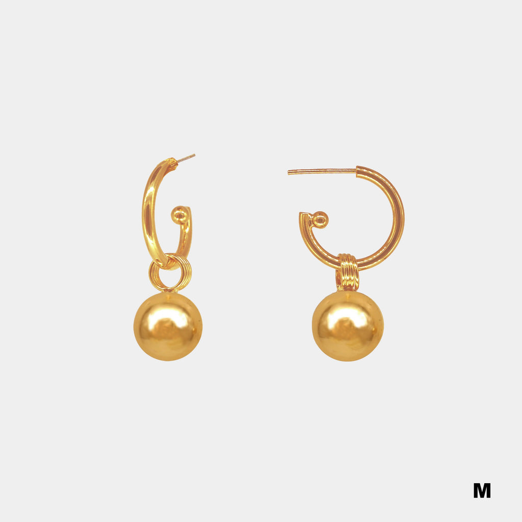 (WH) Pendientes Ring Ball