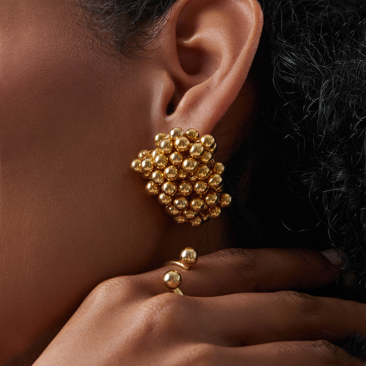 (WH) Pendientes Bunch of Balls II (Pinza)