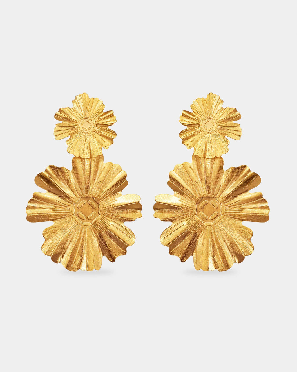 Pendientes Two Sunflower