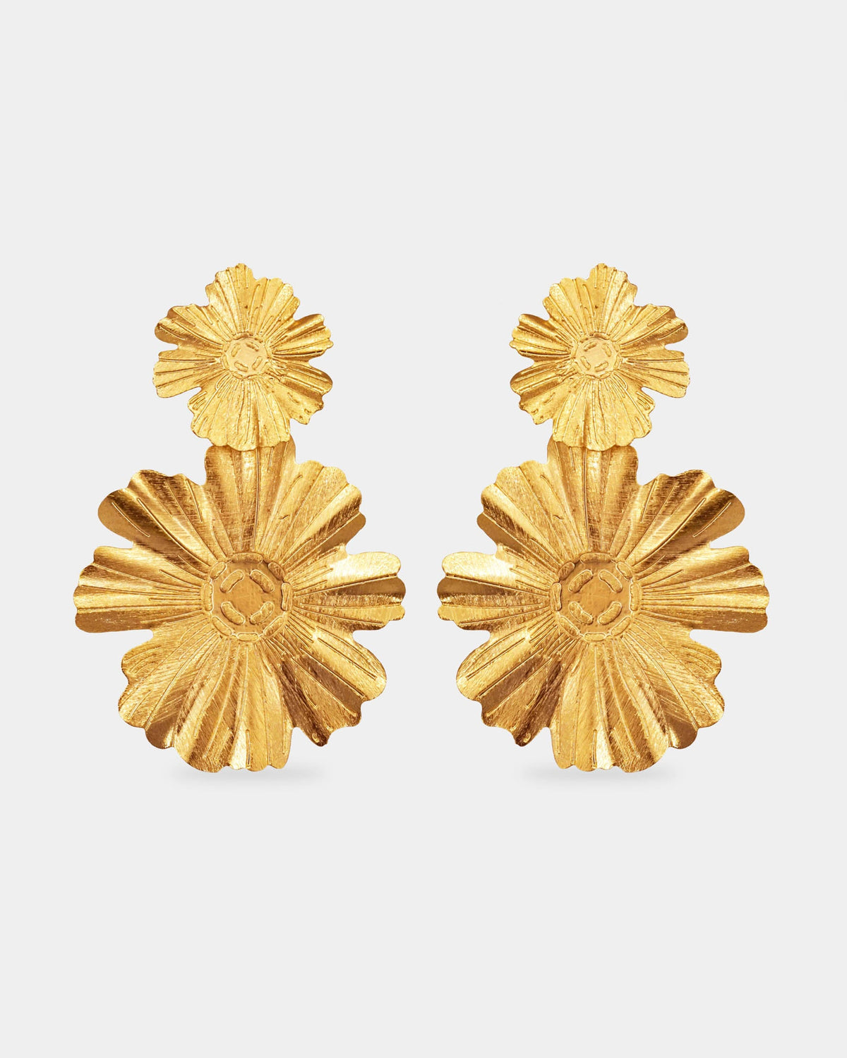 Pendientes Two Sunflower