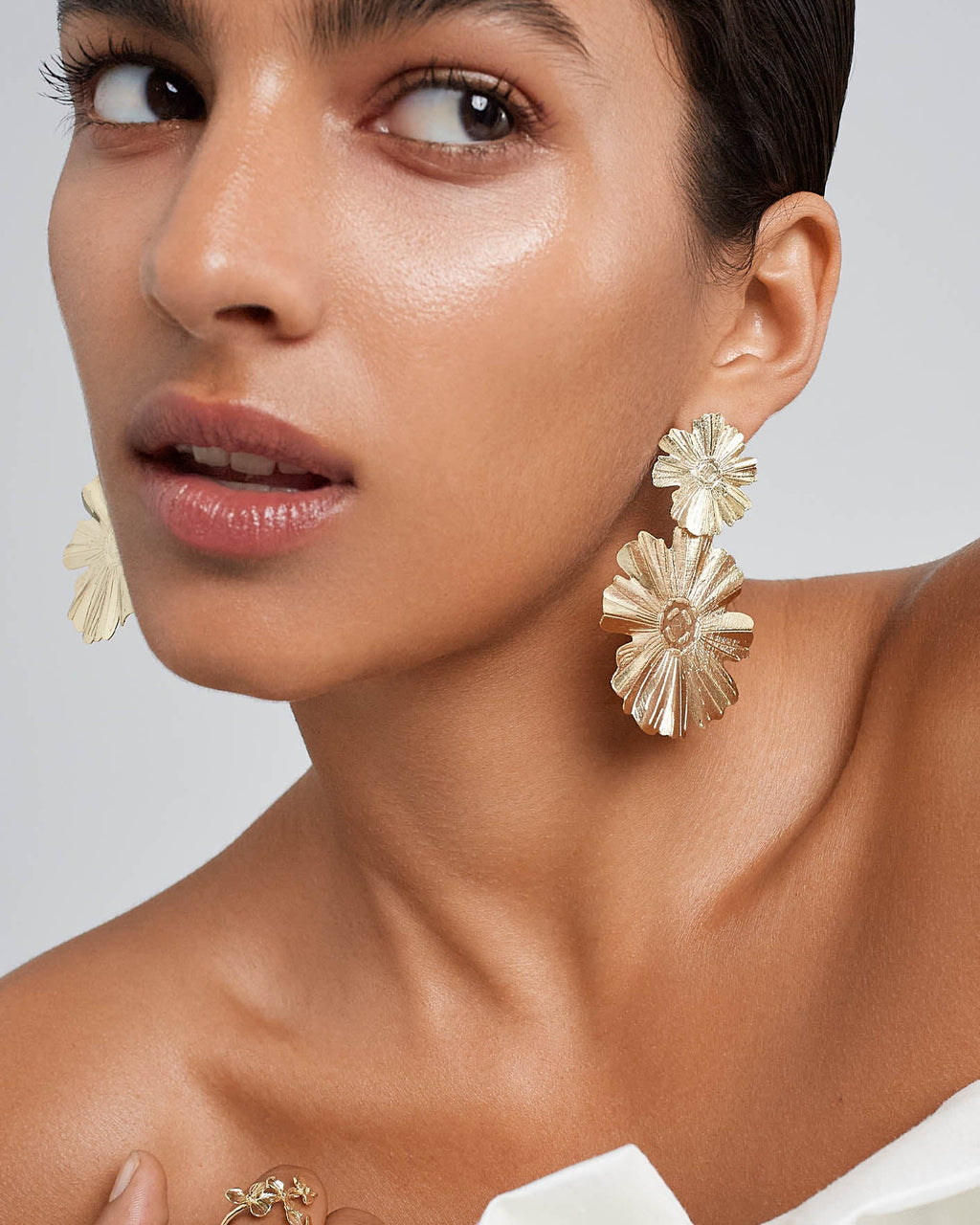 Pendientes Two Sunflower