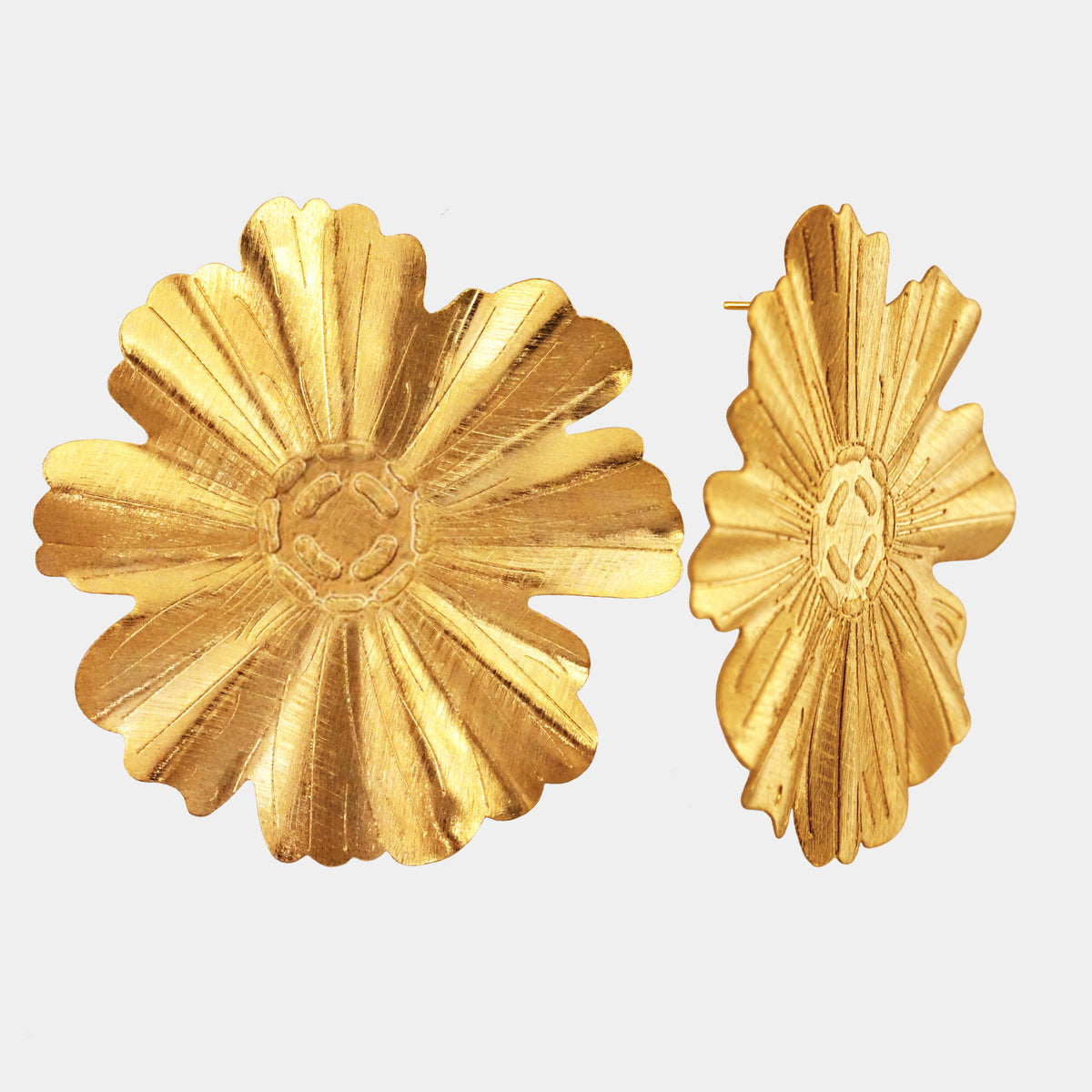 (WH) Pendientes Maxi Sunflower