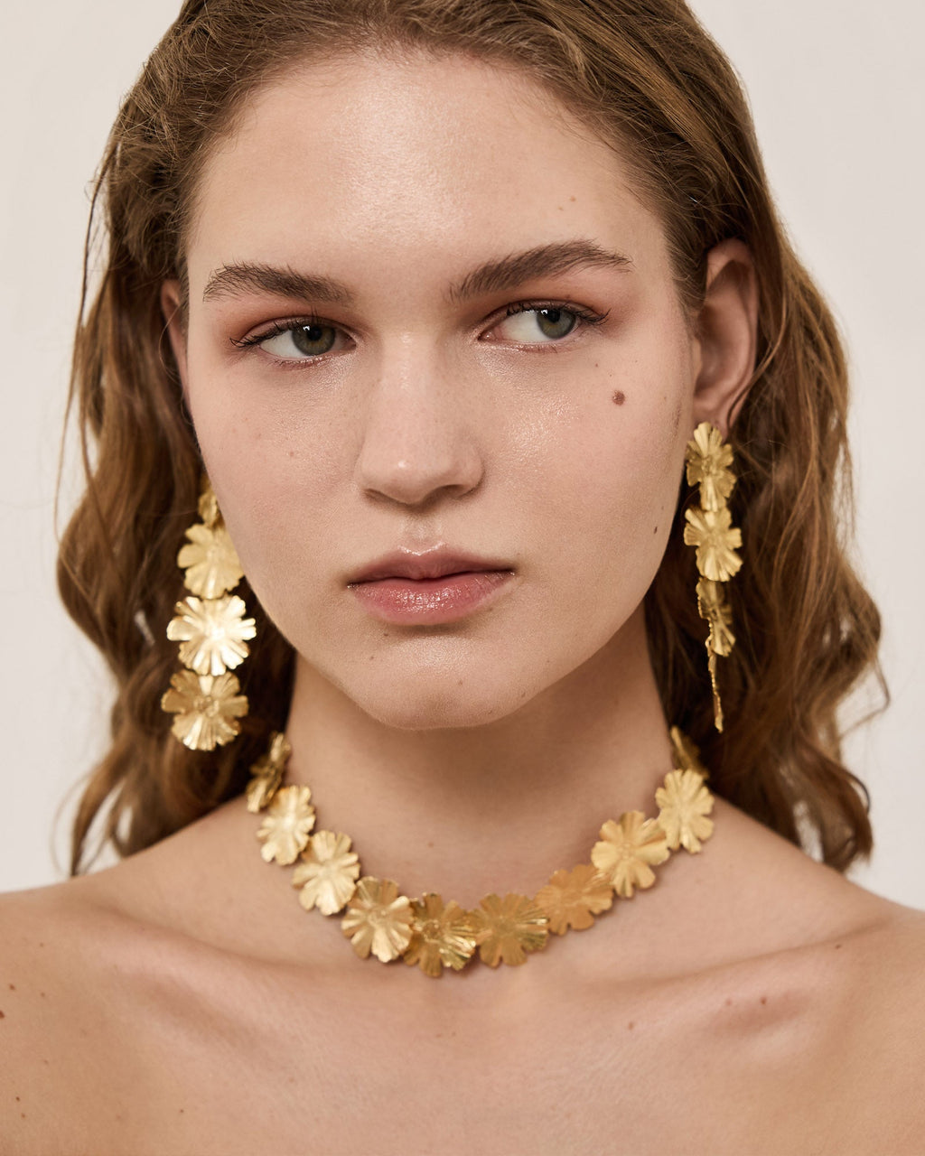 Pendientes Four Sunflowers
