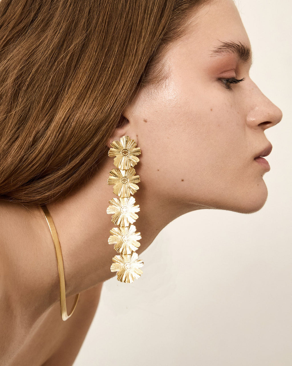 Pendientes Four Sunflowers
