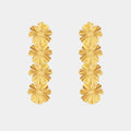 (WH) Pendientes Four Sunflowers