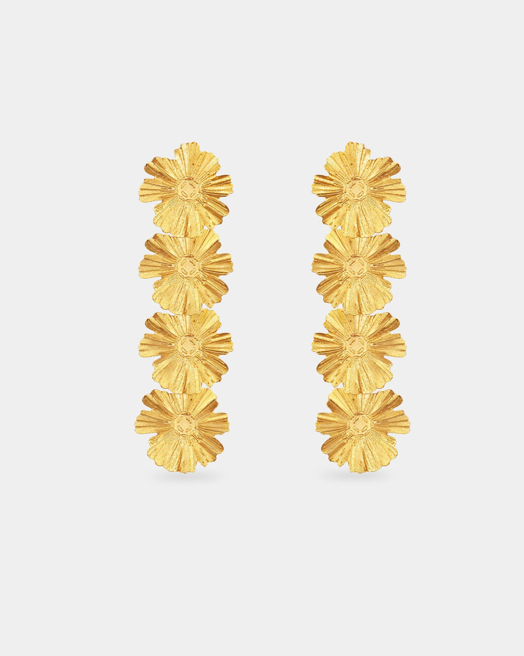 Pendientes Four Sunflowers