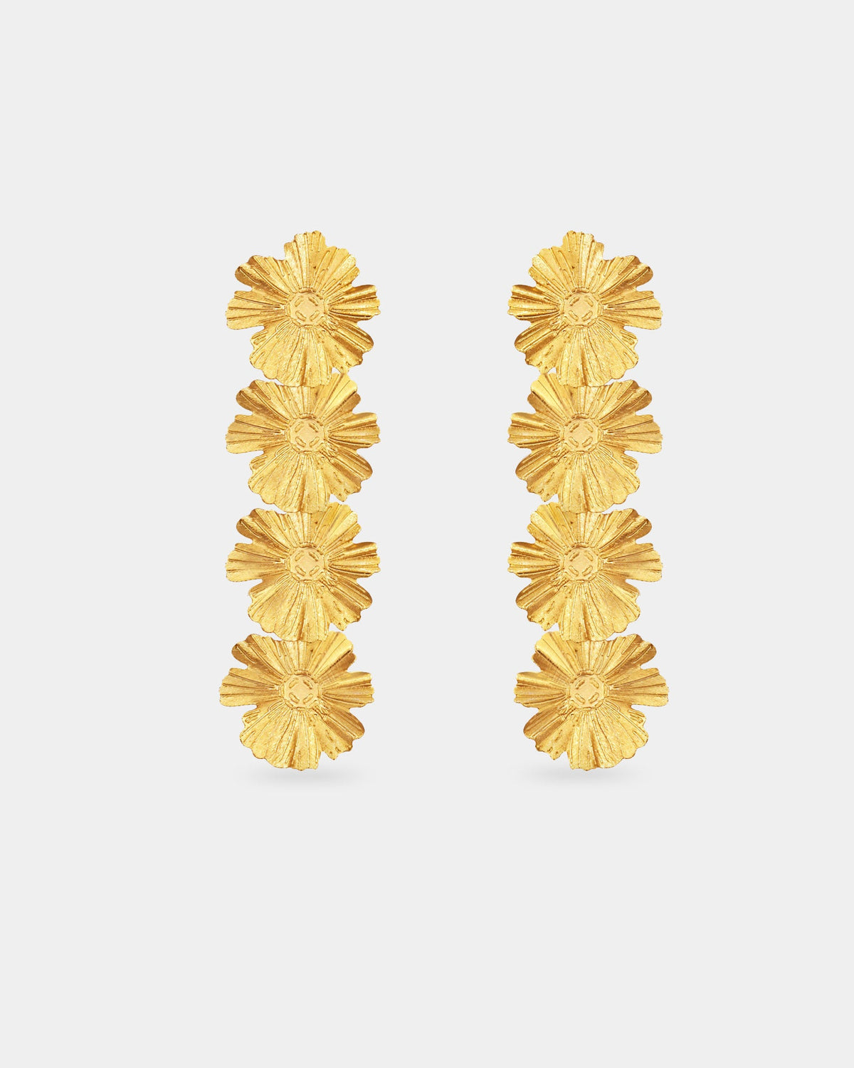 Pendientes Four Sunflowers
