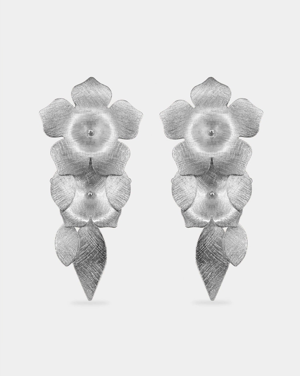 Pendientes Vinca & Leaves