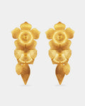 Pendientes Vinca & Leaves