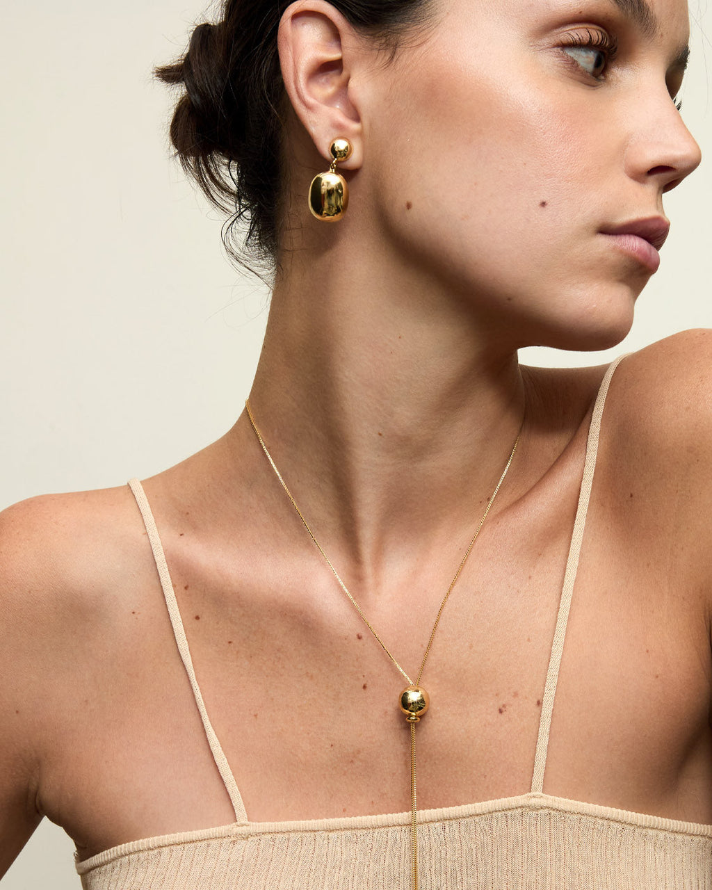 (WH) Pendientes Duo Lisse