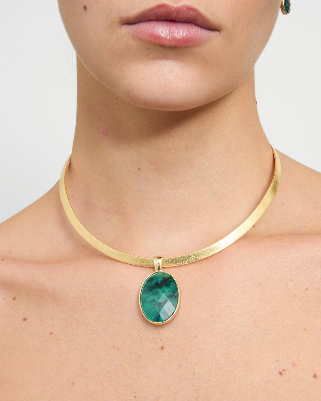 Colgante Big Emerald